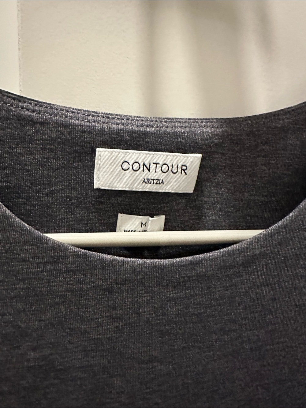 Aritzia Contour Short Sleeve Crewneck Top - Charcoal - Picture 2 of 2